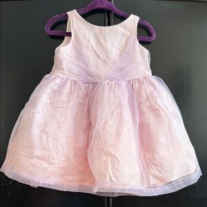 Janie and Jack Light Pink/Purple Tulle Party Dress 6-12 months